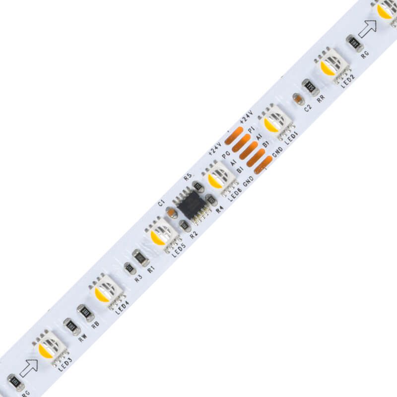 DMX512 RGBW幻彩灯带四合一60灯每米12mm DC24V - 6