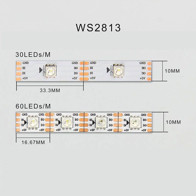 WS2818 RGB可寻址LED灯带 DC12V - 1