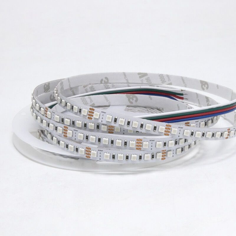 RGB3838高密度LED灯带｜DC24V 120灯/米多色可切换柔性光源 - 1