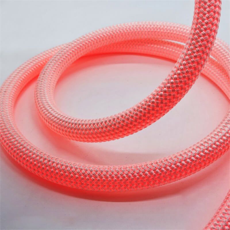 幻彩圆形编织灯带外置尼龙网内置IP67硅胶霓虹360度发光灯带 - 2