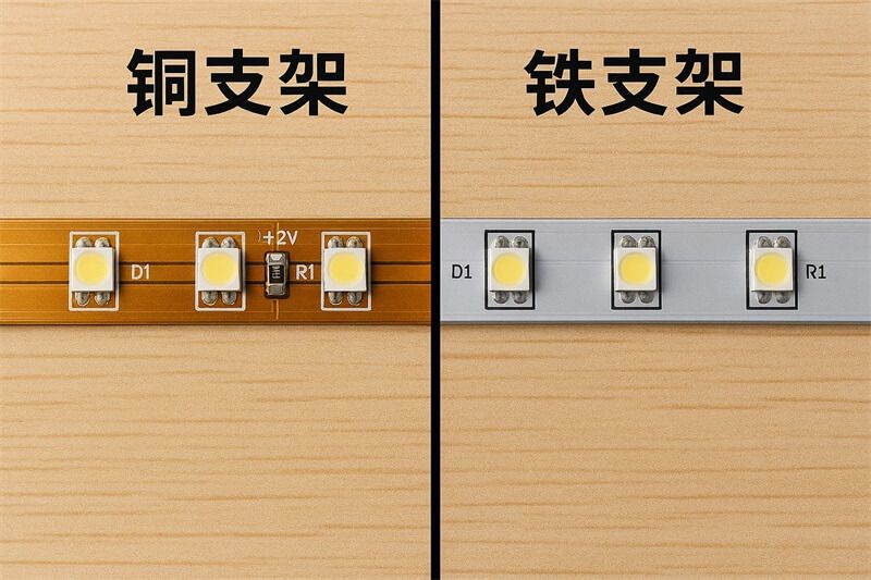 灯带铜支架和铁支架有什么区别？工程选型必须了解的关键点