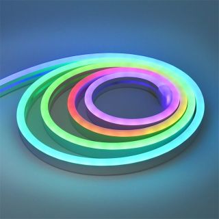 08x17mm幻彩霓虹LED灯带｜跑马流水渐变柔性硅胶｜户外防水可定制 - 2