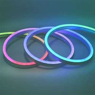 08x17mm幻彩霓虹LED灯带｜跑马流水渐变柔性硅胶｜户外防水可定制 - 4